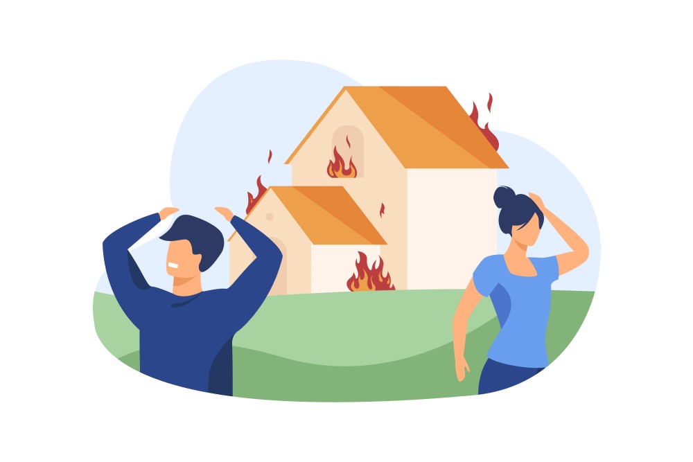 Защита частного дома от пожара